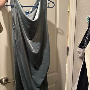 Old Navy Backless Gray Dress